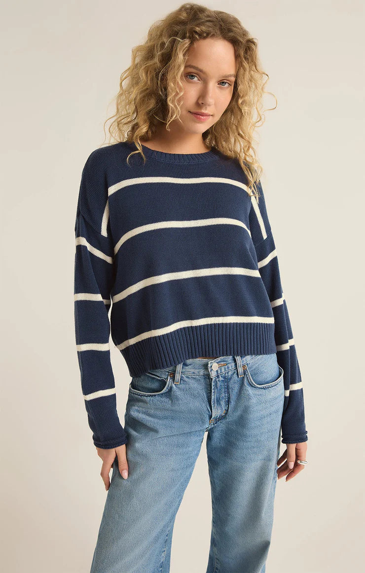 Midnight Stripe Sweater