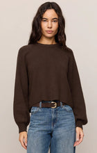 Load image into Gallery viewer, Coming Up Sweater- Dark Chocolate
