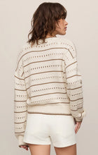 Load image into Gallery viewer, Darby Stripe Sweater- Skyline
