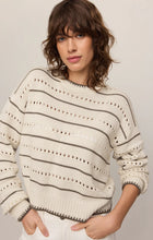 Load image into Gallery viewer, Darby Stripe Sweater- Skyline
