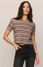Load image into Gallery viewer, Gatewood Stripe Sweater- Heather Ash
