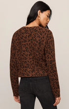 Load image into Gallery viewer, Medina Leopard Cardigan - Burnt Umber
