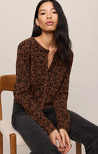 Load image into Gallery viewer, Medina Leopard Cardigan - Burnt Umber
