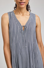 Load image into Gallery viewer, Navy Gingham Zoey Dress
