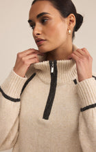 Load image into Gallery viewer, Alps Half Zip Sweater - Light Oatmeal
