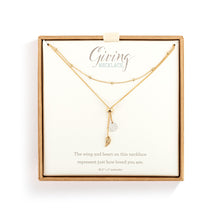 Load image into Gallery viewer, Charm Necklace - Heart and Wing
