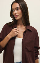Load image into Gallery viewer, Alfie Button Up Shirt- Chocolate Cherry
