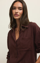 Load image into Gallery viewer, Alfie Button Up Shirt- Chocolate Cherry
