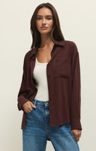 Load image into Gallery viewer, Alfie Button Up Shirt- Chocolate Cherry
