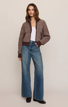 Load image into Gallery viewer, Ashford Zip Cardigan- Cocoa Bean
