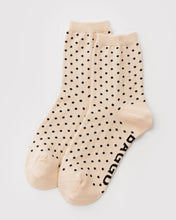 Load image into Gallery viewer, Baggu Micro Cream and Black Polka Dot Crew Sock (Copy) (Copy)
