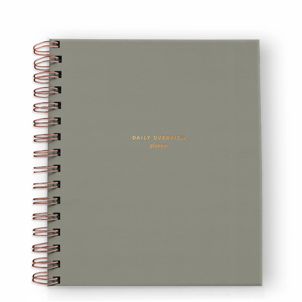 Daily Overview Planner - Undated - Sage