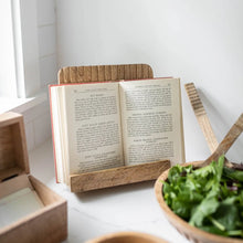 Load image into Gallery viewer, Carved Cook Book Holder
