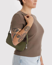 Load image into Gallery viewer, Baggu Recycled Leather Pochette- Loden

