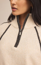 Load image into Gallery viewer, Alps Half Zip Sweater - Light Oatmeal
