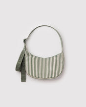 Load image into Gallery viewer, Baggu Small Crescent Bag- Sage Stripe
