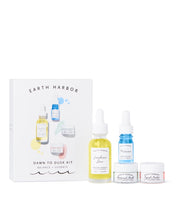 Load image into Gallery viewer, Dawn To Dusk Gift Set: Cleanser + Hydrate + Brightening
