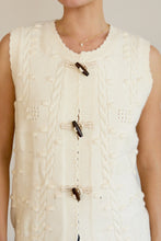 Load image into Gallery viewer, Cream Sweater Vest

