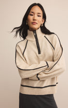 Load image into Gallery viewer, Alps Half Zip Sweater - Light Oatmeal
