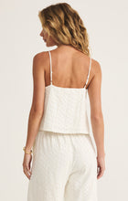 Load image into Gallery viewer, Sylvie Knit Eyelet Tank - White
