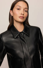 Load image into Gallery viewer, Ainsley Leather Jacket Black
