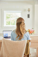 Load image into Gallery viewer, Harborview Herringbone Tan Blanket - Chappy Wrap
