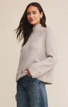 Load image into Gallery viewer, Emerge Funnel Neck Sweater- Turtle Dove
