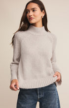 Load image into Gallery viewer, Emerge Funnel Neck Sweater- Turtle Dove
