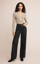Load image into Gallery viewer, Eve Stripe Henley Long Sleeve
