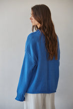 Load image into Gallery viewer, Cobalt Knit Sweater Mock Neck
