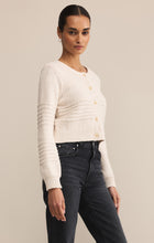 Load image into Gallery viewer, Between the Lines Cardigan - Crystal

