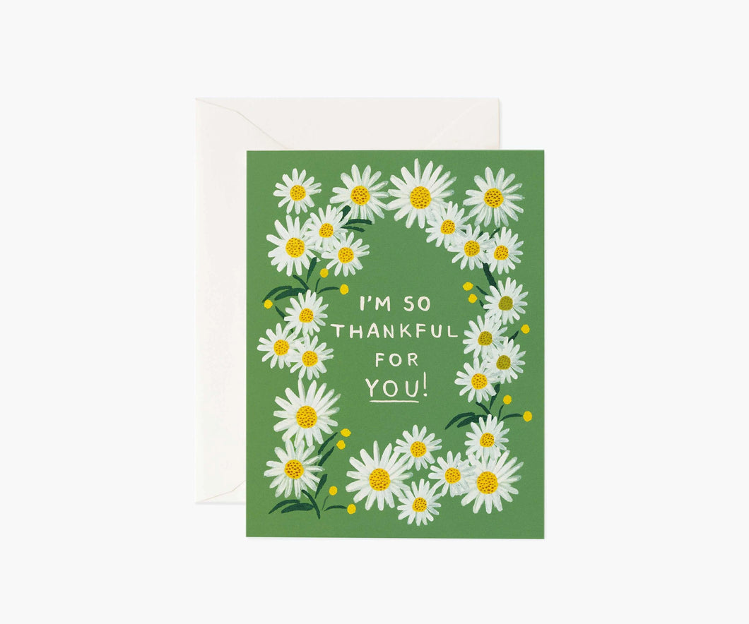 Daises Thankful for You Card