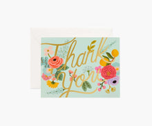 Load image into Gallery viewer, Mint Garden Thank You Card

