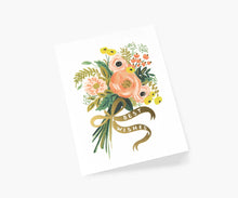 Load image into Gallery viewer, Best Wishes Bouquet Card
