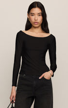Load image into Gallery viewer, Sabrina Top Black
