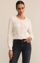 Load image into Gallery viewer, Between the Lines Cardigan - Crystal
