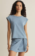 Load image into Gallery viewer, Camino Jersey Denim Top- Ocean Air Indigo
