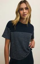 Load image into Gallery viewer, Harbor Striped Shirt- Eclipse
