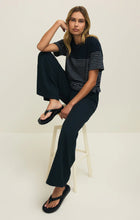 Load image into Gallery viewer, Harbor Striped Shirt- Eclipse
