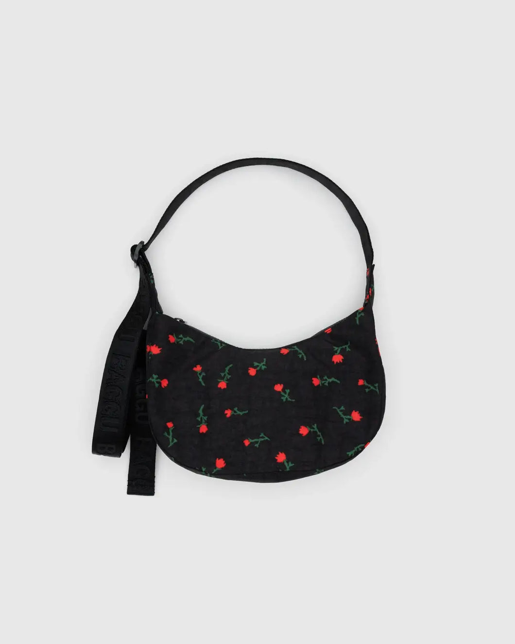 Baggu Small Nylon Crescent Bag- Painted Flowers