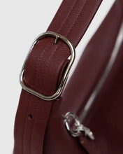 Load image into Gallery viewer, Baggu Recycled Leather Shoulder Bag- Mahogany
