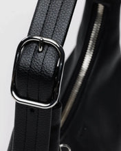 Load image into Gallery viewer, Baggu Recycled Leather Shoulder Bag- Black
