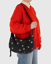 Load image into Gallery viewer, Baggu Medium Nylon Crescent Bag- Stars
