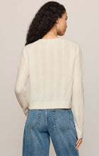 Load image into Gallery viewer, Medina Pointelle Cardigan - Cloud
