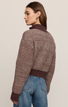 Load image into Gallery viewer, Ashford Zip Cardigan- Cocoa Bean

