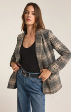 Load image into Gallery viewer, Kingston Relaxed Plaid Blazer- Earthen Grey
