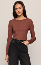 Load image into Gallery viewer, Second Skin Crew Long Sleeve- Dark Rosewoood
