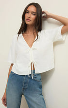 Load image into Gallery viewer, La Belle Linen Top White

