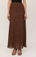 Load image into Gallery viewer, Europa Leopard Skirt - Burnt Umber
