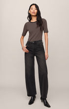 Load image into Gallery viewer, Freida Striped Tee Wild Mushroom
